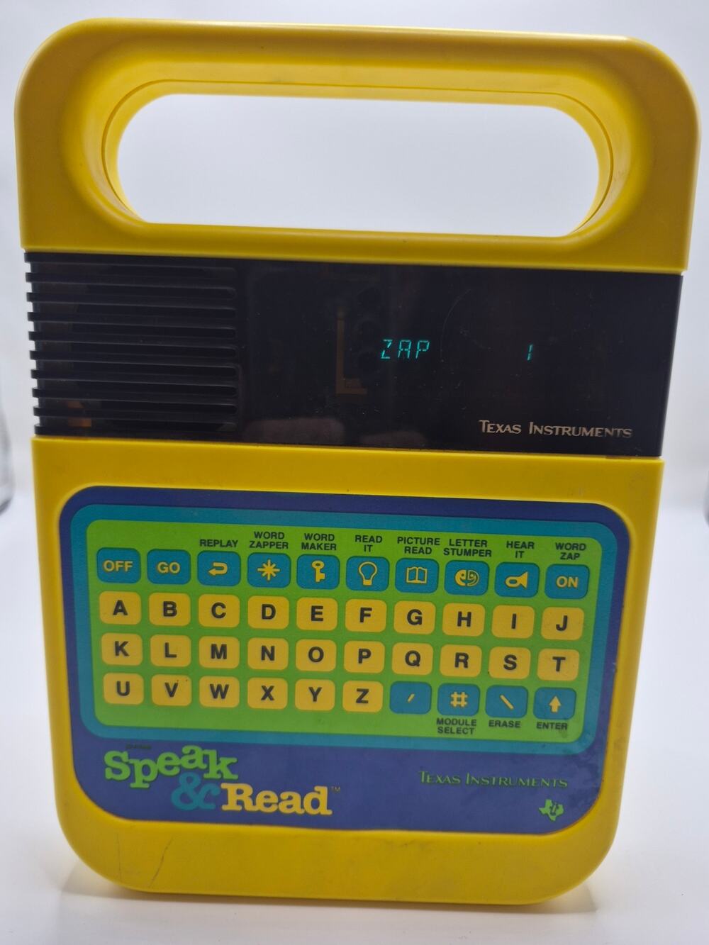 Vintage 1980 Texas Instruments Speak & Read Electronic Learning Toy Working